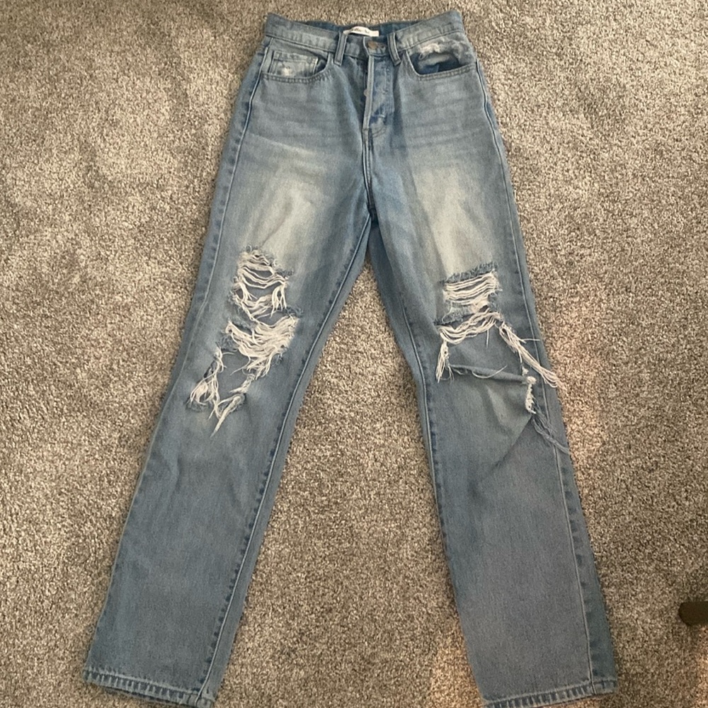 willow and root vintage dad jean